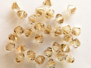 04-MC-00010-23501 Bicone, Crystal Honey 4 mm. 50 Pc.-0