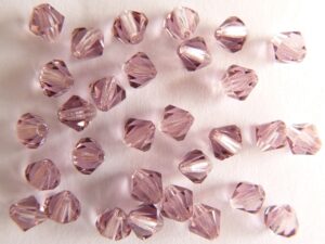 04-MC-20020 Bicone, Light Amethyst, 4 mm. 50 Pc-0