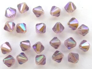 04-MC-20020-28701X2 Light Amethyst 2XAB bicones 4 mm