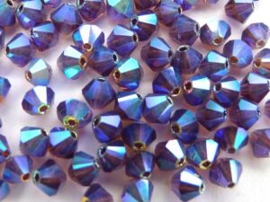 04-MC-20050-28701X2 Amethyst 2XAB bicones 4 mm