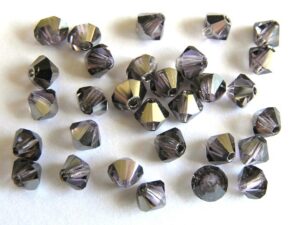 04-MC-20500-27401 Bicone, Tanzanite Chrome 4 mm. 50 Pc.-0