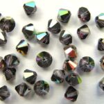 04-MC-20500-28136 Bicone, Tanzanite Vitrail 4 mm. 50 Pc.-0