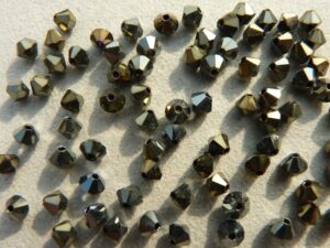 04-MC-23980-21415 Bicones Jet Brown Iris 50 Pc.-1973