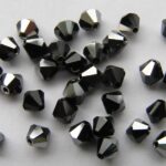 04-MC-23980-27401 Bicone, Jet Half Chrome 4 mm. 50 St.-0