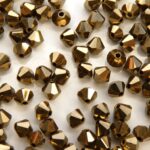 04-MC-23980-90215 Bicones Jet Gold Bronze 50 Pc.-0