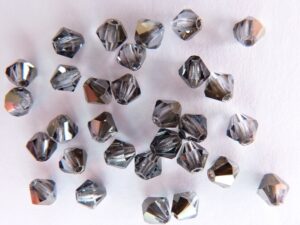 04-MC-30020-22601 Bicone Light Sapphire Satin 4 mm 50 Pc-0