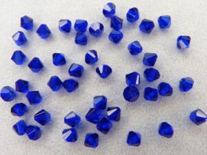 04-MC-30080 Cobalt Blue bicones 4 mm