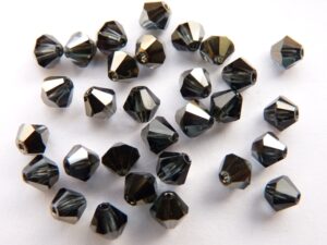 04-MC-30330-22601 Bicone, Montana Sapphire Satin 4 mm 50 Pc-0