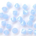 04-MC-31000 Bicone, Sky Blue Opal 4 mm. 50 Pc.-0
