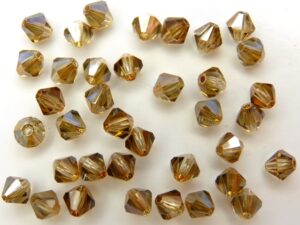 04-MC-40030-22501 Bicone Dark Black Diamond Celsian 50 Pc.-0