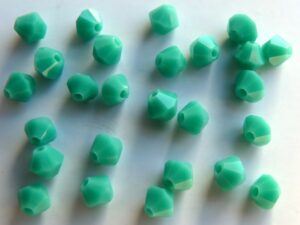 04-MC-63140 Bicone Opaque Green Turquoise 4 mm. 50 Pc.-0