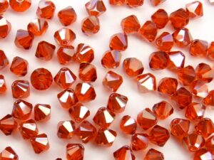 04-MC-90040-22501 Bicone, Hyacint met Celsian 4 mm. 50 stuks-0