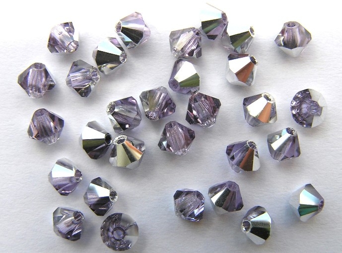 04-MC-20310-27001 Bicone Violet half Labrador 4 mm. 50 Pc.-15286