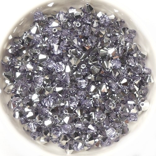 04-MC-20310-27001 Bicone Violet half Labrador 4 mm. 50 Pc.-15288