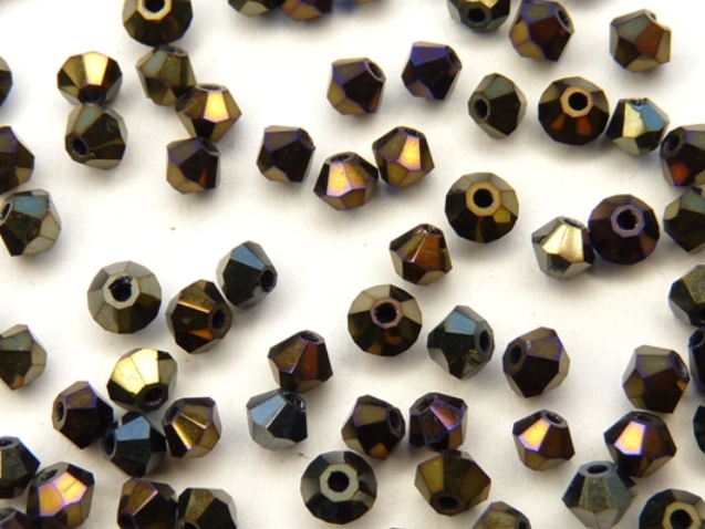 04-MC-23980-21415 Bicones Jet Brown Iris 50 Pc.-0 04-MC-23980-21415 Bicones Jet Brown Iris 50 Pc.-0
