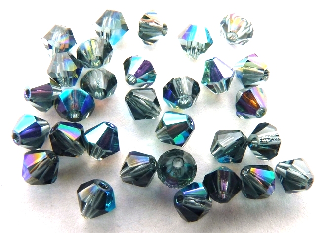 04-MC-30330-28701 Bicone, Montana Sapphire AB 50 St.-0 04-MC-30330-28701 Bicone, Montana Sapphire AB 50 St.-0