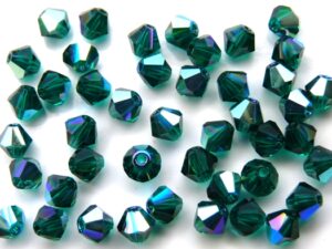 04-MC-50730-28701 Bicone Emerald AB 50 Pc.-0