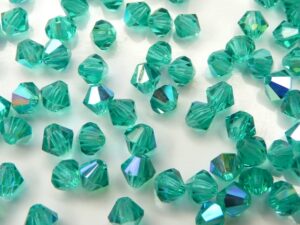 04-MC-60220-28701 Bicone Blue Zircon AB 50 Pc.-0