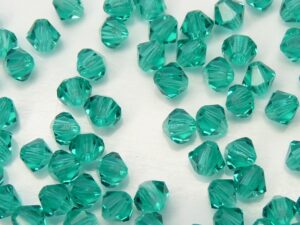 04-MC-60220 Bicone Blue Zircon . 50 Pc.-0