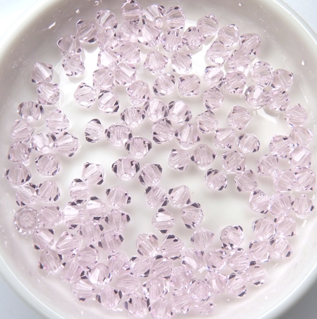 04-MC-70200 Bicone, Light Rose, 4 mm. 50 Pc.-0 04-MC-70200 Bicone, Light Rose, 4 mm. 50 Pc.-0