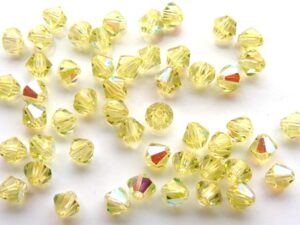04-MC-80100-28701 Bicones, Jonquil met AB 50 Pc.-0