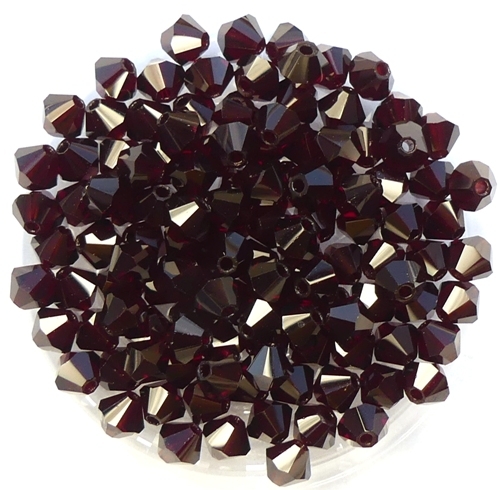 04-MC-90110 Bicone Garnet 50 stuks.-15330