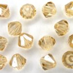06-MC-00010-14413 Bicones Crystal Champagne 24 Pc.-0