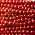 06-132-19001-70495 Red 6 mm Glass Pearl 30 pc-0