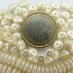 132-69007-70514 Satin Ivoor schijfje 6 x 2 mm.-0
