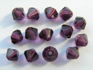 06-MC-20050 Bicones Amethyst 6 mm. 24 Pc.-0