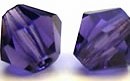 06-MC-20510 Bicones Tanzanite 6 mm. 24 Pc.-11486