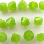06-MC-51010 Bicones Green Opal 24 Pc.-0