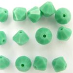 06-MC-63130 Bicones Opaque Green Turquoise 24 Pc.-0