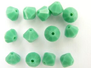 06-MC-63130 Bicones Opaque Green Turquoise 24 Pc.-0