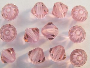 06-MC-70210 MC Bicones Light Rose 6 mm. 24 Pc.-1161