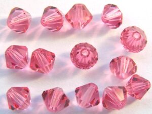 06-MC-70500 French Rose Bicone 6 mm. 24 Pc.-0