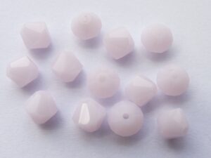 06-MC-72030 Bicones Pink Alabaster 24 Pc.-1551