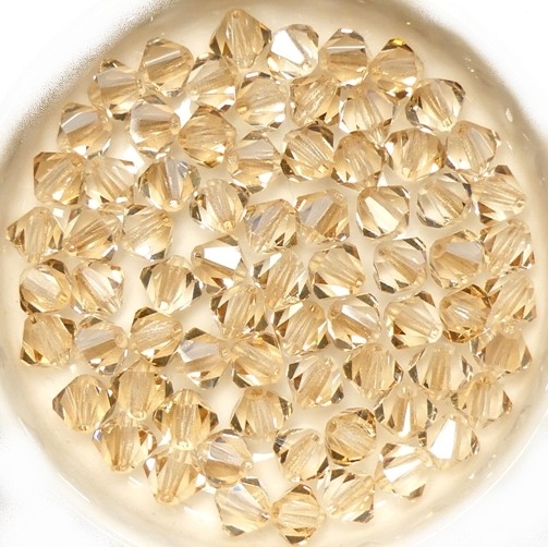 06-MC-00010-23501 Bicones Crystal Honey 24 Pc.-15264