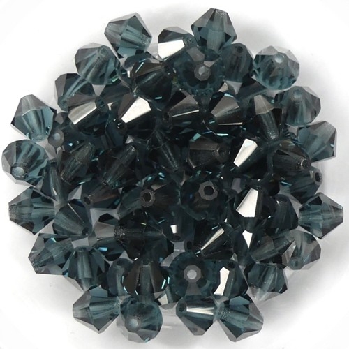 06-MC-30340 Bicones Montana Sapphire 6 mm. 24 Pc.-0 06-MC-30340 Bicones Montana Sapphire 6 mm. 24 Pc.-0