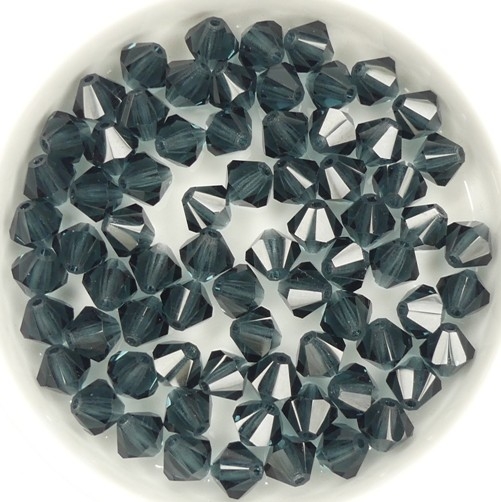 06-MC-30340 Bicones Montana Sapphire 6 mm. 24 Pc.-15280