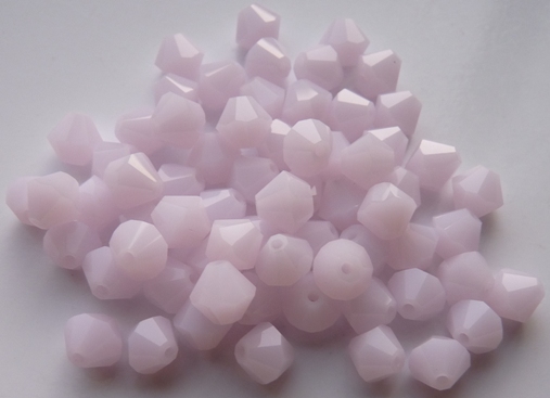 06-MC-72030 Bicones Pink Alabaster 24 Pc.-0 06-MC-72030 Bicones Pink Alabaster 24 Pc.-0