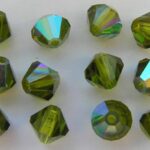 06-MC-50230-28701 MC Bicones Olivine AB 6 mm. 24 Pc-0
