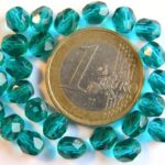 0100373 Emerald groen facet 6 mm.-0