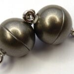 Acryl Magnetic Clasp: Granite Mat 10 mm.-0