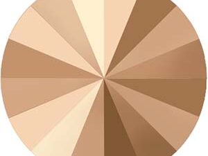 12 mm. 001 RG Crytal Rose Gold Foiled 1122 Swarovski Rivoli-3973