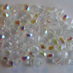 0150120 Crystal AB Facet, 3 mm. 75 Pc.-0
