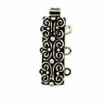 13495-03-25 Slotje met springtong mechanisme, Old Palladium-0