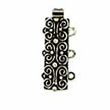 13495-03-25 Slotje met springtong mechanisme, Old Palladium-0