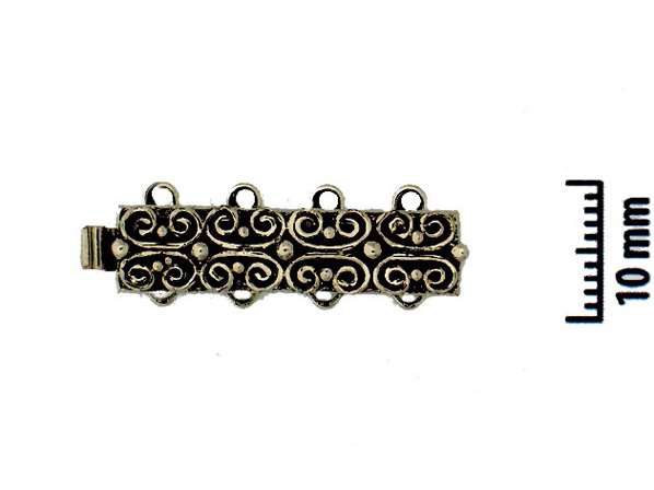 13495-04-25 Slotje met springtong mechanisme, Old Palladium-2819