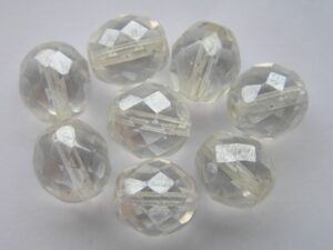 0150139 Crystal hematiet glans facet 10 mm.-0